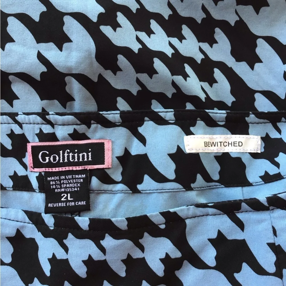 Golftini Bewitched Blue Skort Size 2L NEW